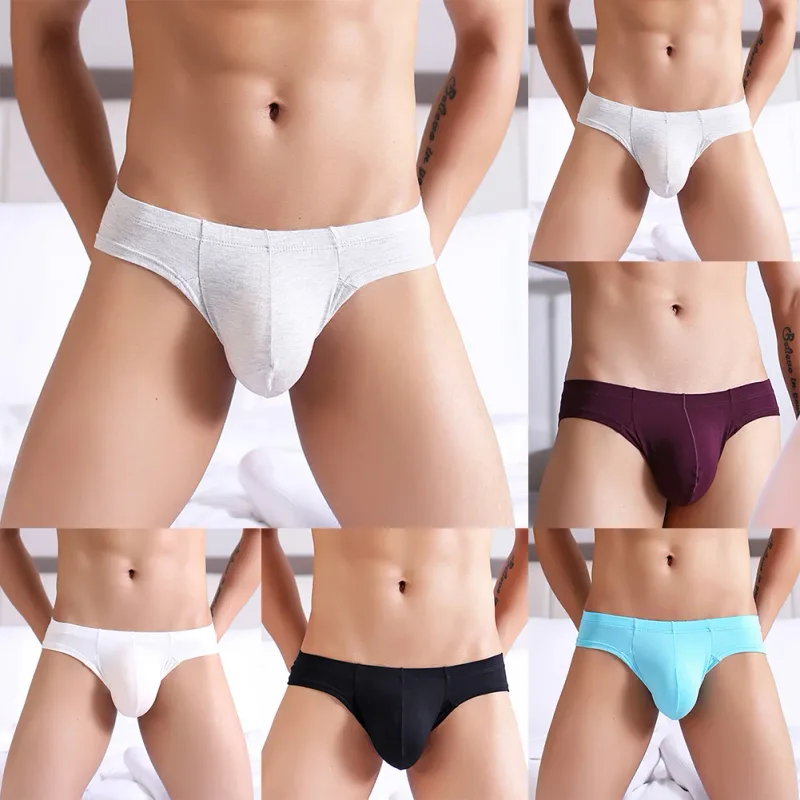 Sexy masculino deslizamento cueca u convexo roupa interior respirável cintura baixa cuecas macias lingerie alta garfo calcinha calzoncillos — image 12