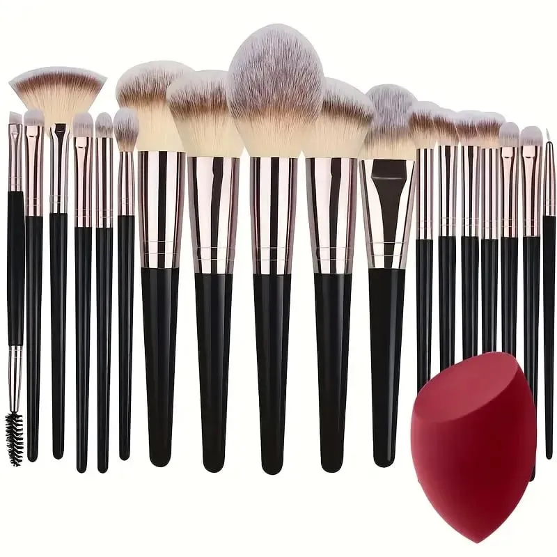 NEUE 3-20PCS Make-Up Pinsel Set Lidschatten Foundation Concealer Blending Rouge Pinsel Weichen, Flauschigen Frauen Schönheit werkzeug Weihnachten Geschenk — image 13