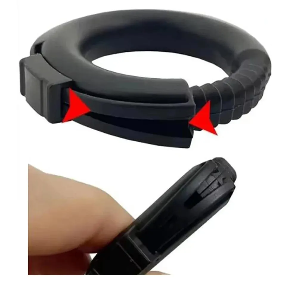 Male Adjustable Silicone Penis Cock Ring Enhancer Prolonging Ejaculation Foreskin Corrector Lock Semen Cockrings Sex Toys — image 3