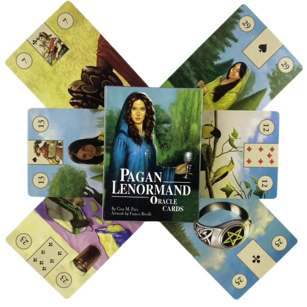 Pagan Lenormand Oracle Cards Versione inglese Misterioso mazzo di tarocchi Divinazione Fate Party Entertainment — image 2