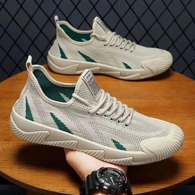 Casual Netted Shoe Man Summer New Sports Style Breathable and Trendy Work Comfortable and Versatile Shoes Fashionable and Simple