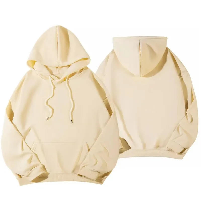 Women candy colored dopamine sweatshirt in spring and autumn colors, oversized shoulder long sleeved pullover hooded sweatshirt — image 17