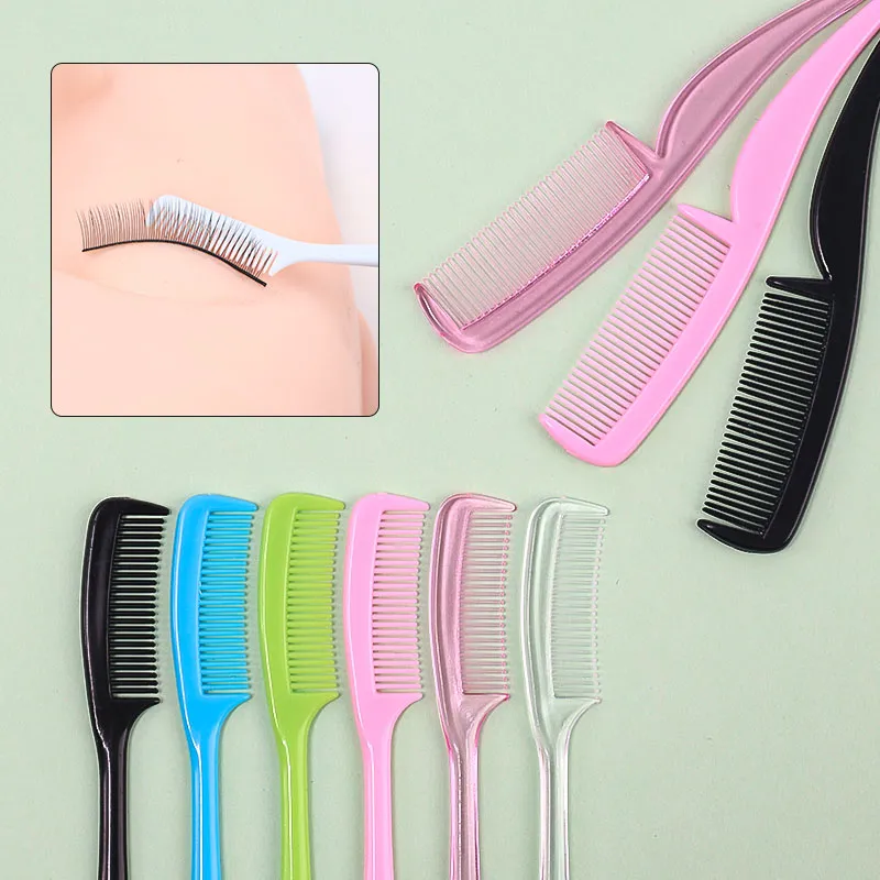 25pcs Micro Comb For Eyelash Extension Mini Eyebrow Combs Makeup Brushes Doll Mascara Wands Eye Lash Micro Brush Beauty Tool — image 4
