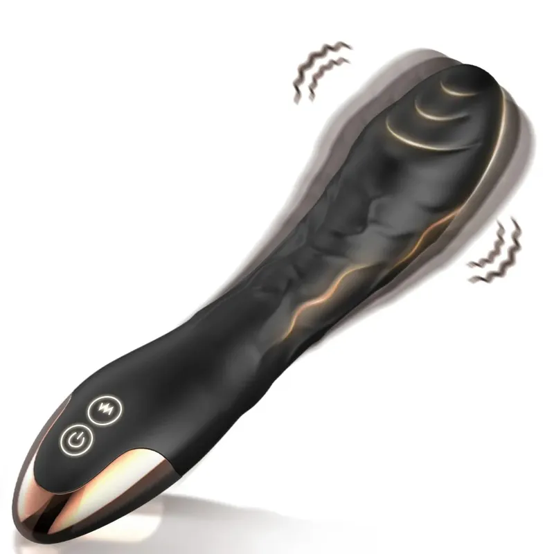 G Spot Vibrator Sex Toys Clitoris Vibrator Anal Stimulator Dildo with 10 Powerful Vibrating Modes Soft Silicone Adult Sex Toy — image 8