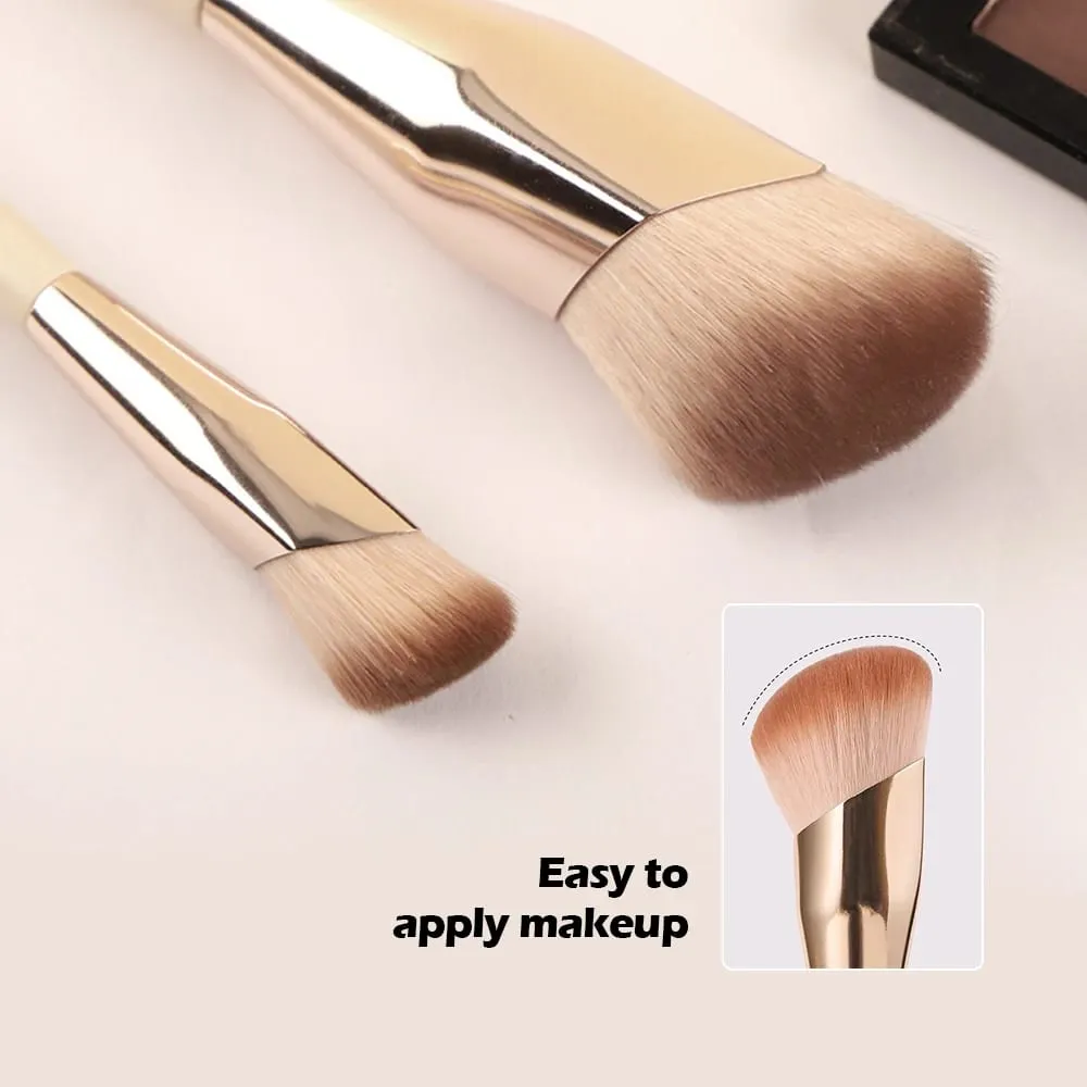 Foundation Makeup Brush Oblique Head Liquid Foundation Concealer Cosmetic Blending Brushes Face Contour Beauty Tool brush blush — image 1