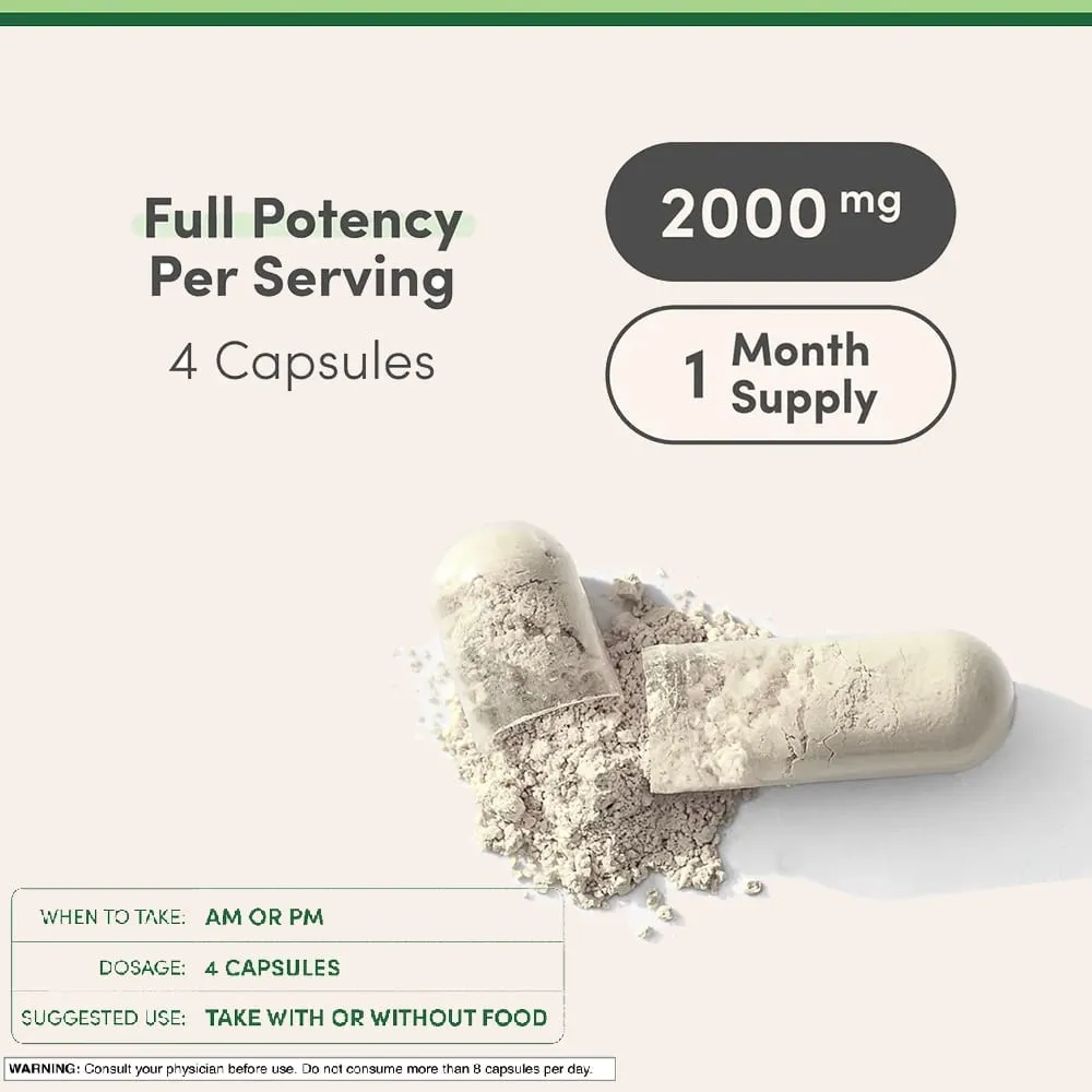 Magnesium L-Threonate Sleep and Cognitive Support - high Absorption - Most Bioavailable Form of Magnesium - 2000mg -120capsules — image 4