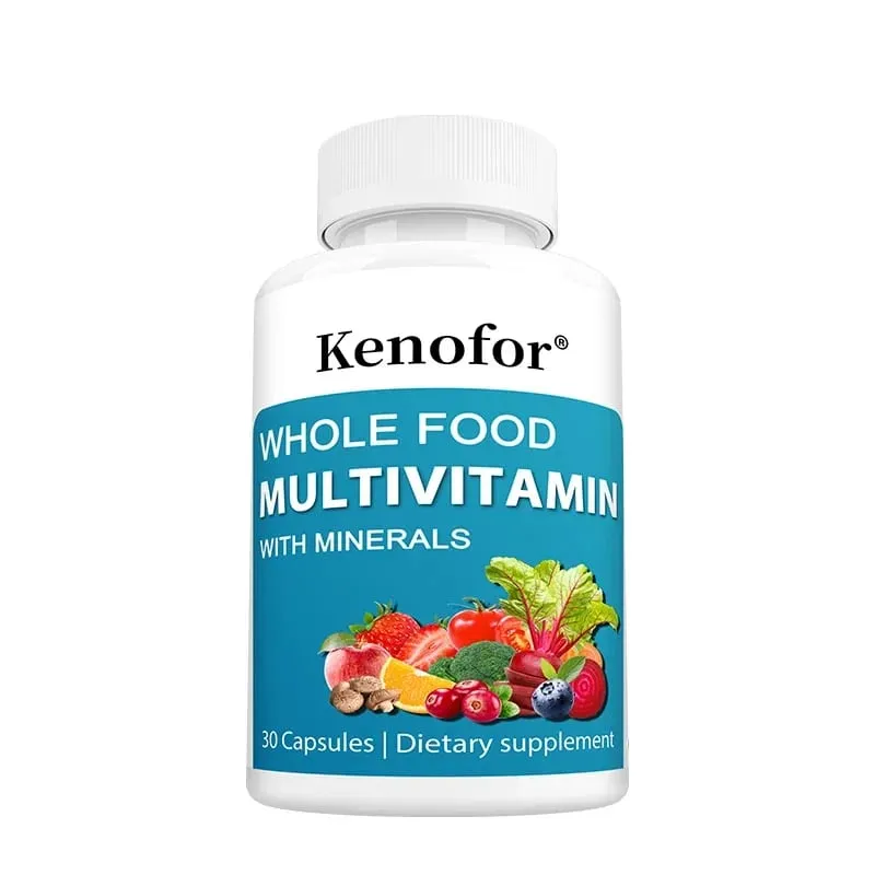 Cápsulas multivitamínicas contêm biotina e magnésio para antioxidantes, ajudam a aumentar a energia da função imunológica e a saúde imunológica