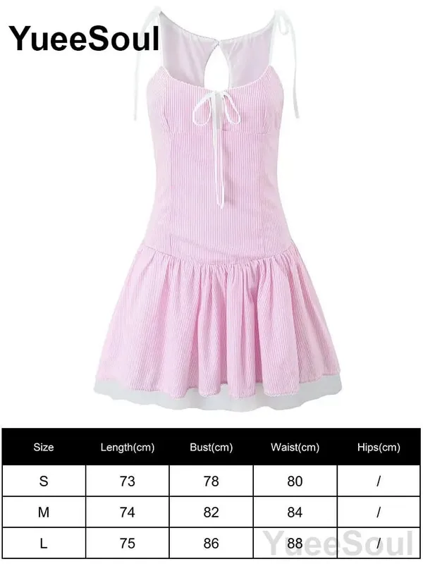 Pink Women's Dress Elegant Evening Birthday Party Female Dresses 2026 Summer New Sweet Cute Y2K Casual High Street Lolita Dress — image 22