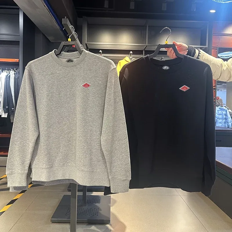 2025 Na-export sa Japan Autumn Thin Sweatshirt Kalalakihan/Babae Parehong Pagbuburda ng Cotton O-Neck Long Sleeve Loose Tracksuit Tops — image 4