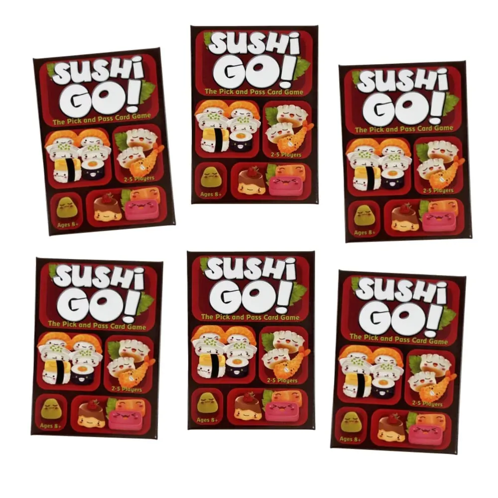 1pc Sushi Go Family Gathering Board Game Card Fun Card Game Sushi Go Party Card Games Deck Roll Creative Holiday Gift — image 1