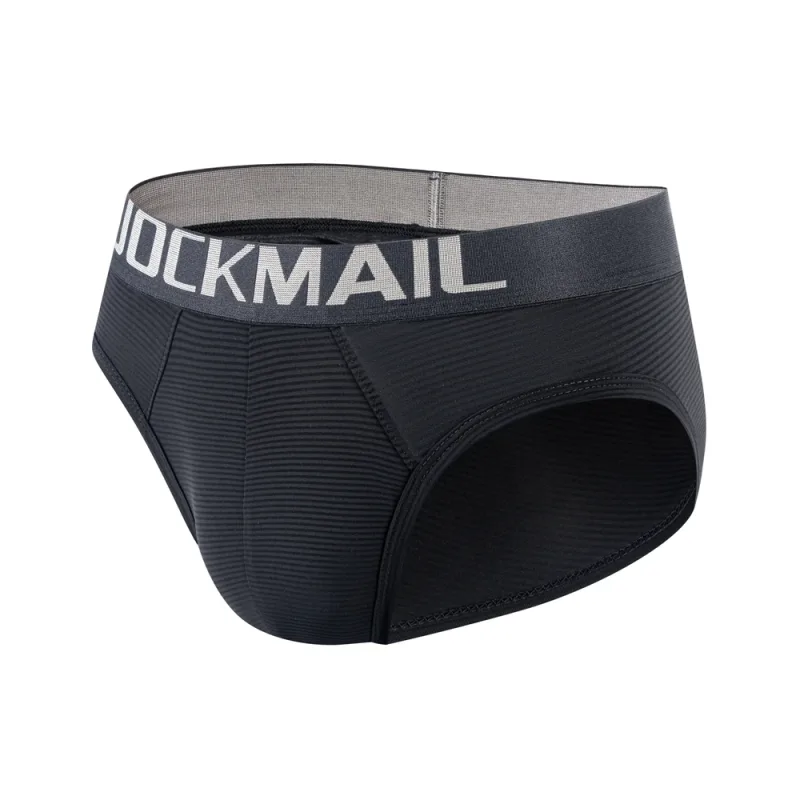 Mga Panloob na Panlalaki Maikling Sexy Low-rise Striped Bikini Athletic Supporters Underpants Sleepwear Nylon Quick Dry Breathable