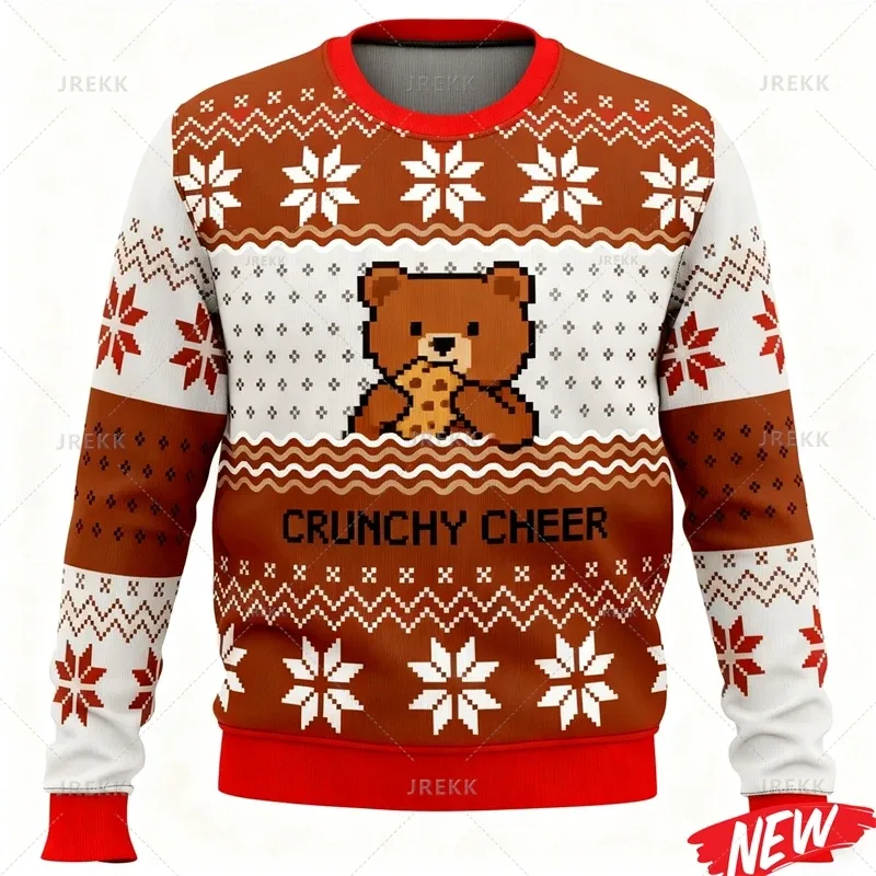 Cute Animal Ugly Christmas Sweater Men Women Fashion 3d Printed Merry Christmas Sweatshirt Colorful New Year Pullover Hoodies — image 6