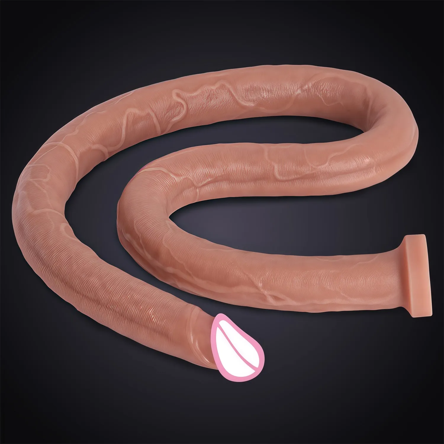 16.73 Inch Flesh Extra Long Dildo Women Realistic Sex Toys Soft Silicone Huge Dildo Strong Suction Cup Large Dildo for Women/Men — image 4