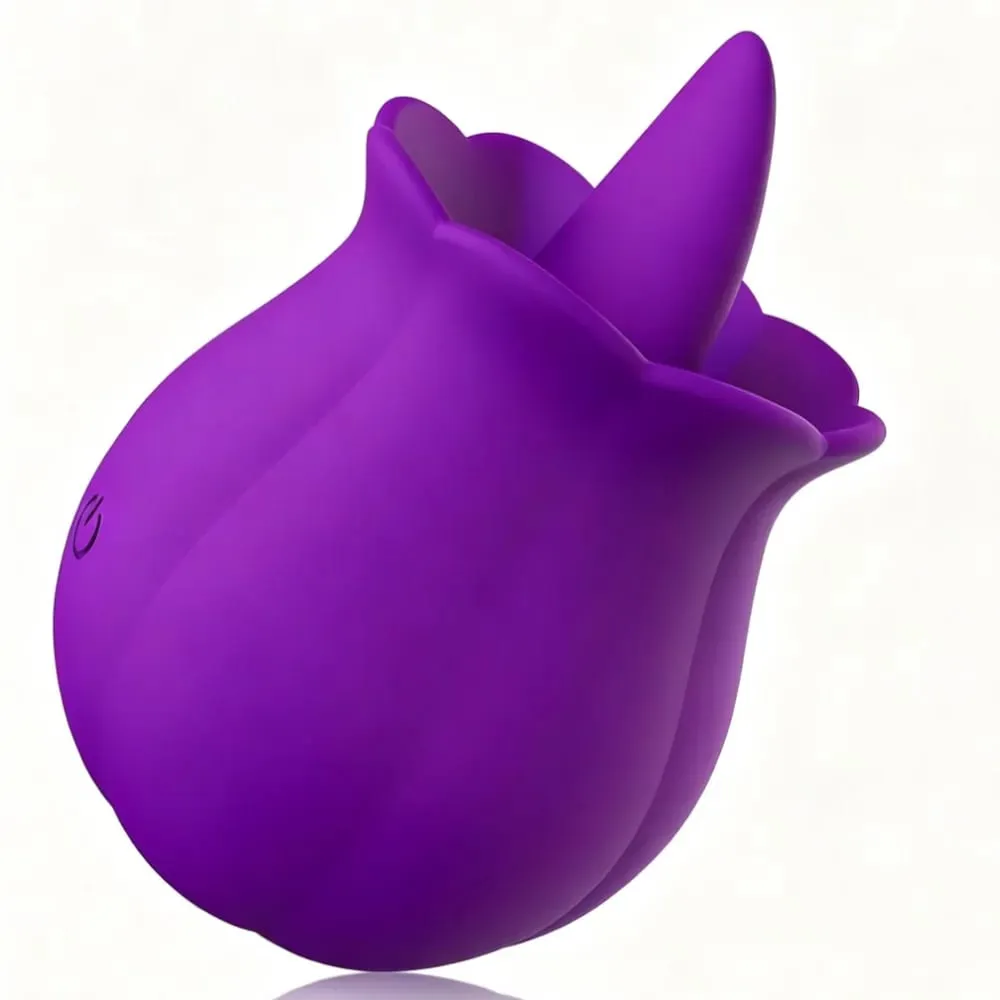 Kraftfull tungslickande vibrator för kvinnor G Spot Clitoris Bröstvårtstimulator Massager Masturbator Sexleksaker för vuxna för par 18+ — image 1
