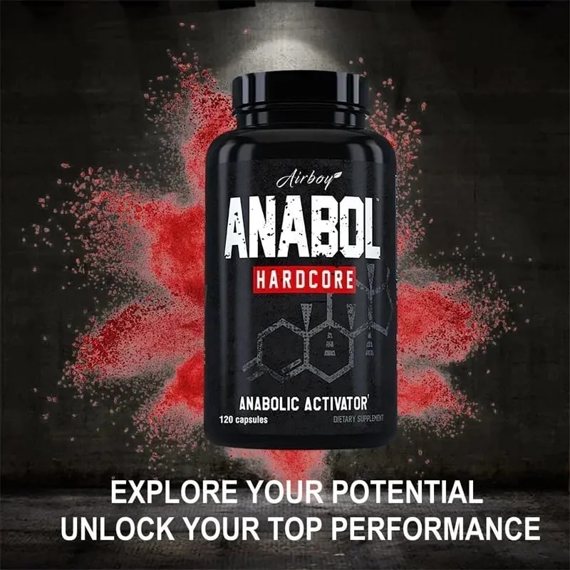 Anabol 하드코어 보충제 - 근육 단백질 합성을 촉진하고 근력을 증가시키는 동화작용 근육 강화 보충제 — image 4