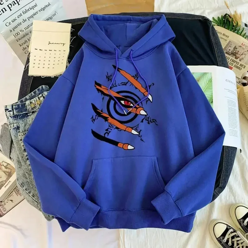 2026 Anime and manga printed hoodies for men and women, hooded pullovers for spring and autumn, comfortable sportswear tops — image 4