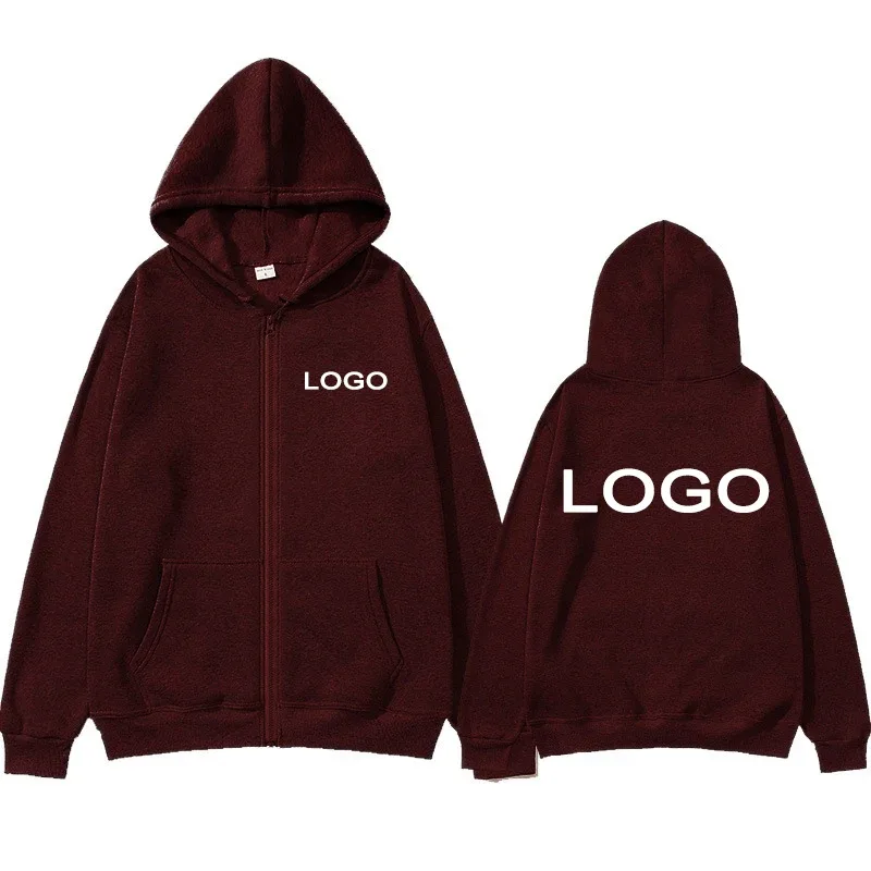 Moletons femininos estampados personalizados com zíper para cima com capuz roupas soltas casuais moda manga comprida com capuz personalidade pulôver — image 11