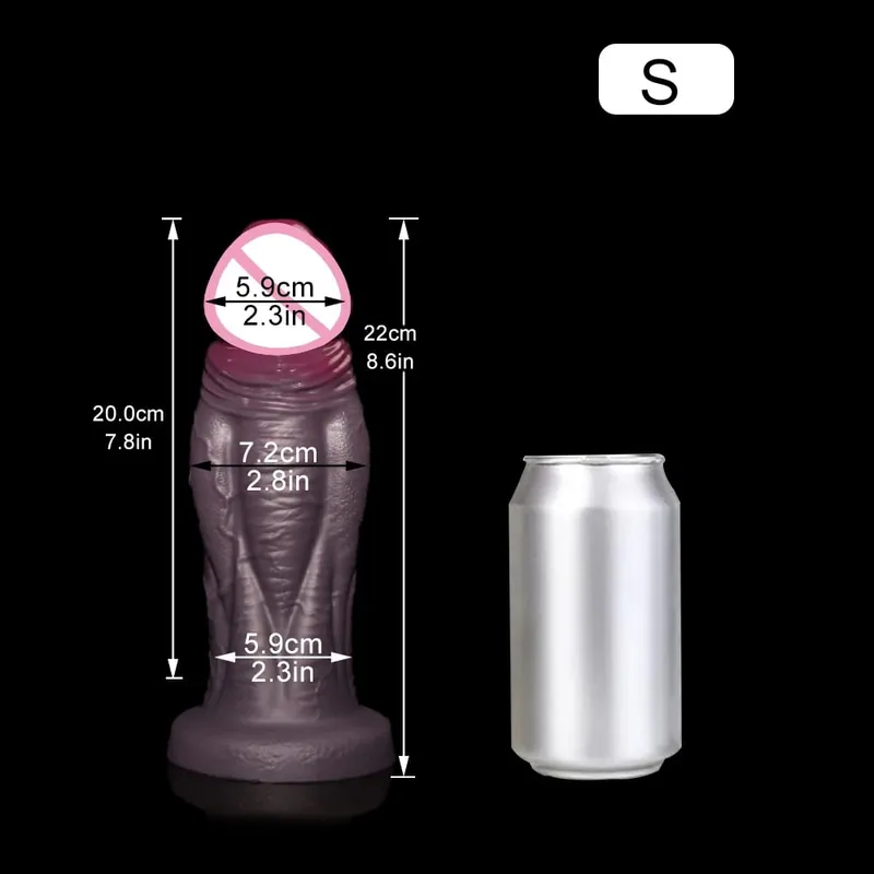 52-97mm Napakalaking Anal Dildos para sa Babae Mga Lalaki Mga Sex Toys Silicone Realistic Dildo Butt Plug Consolador Makapal Dick 18+ Sex Shop Malaking titi — image 14