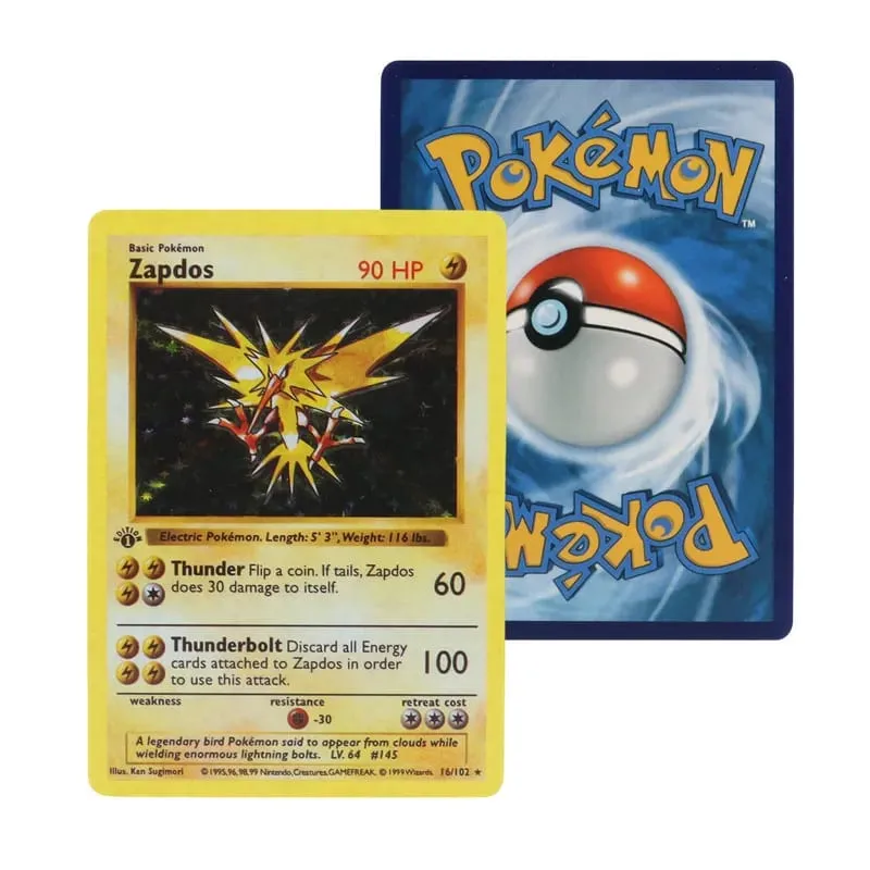 151Pcs/Box 1996 first generation Pokémon card rare Charizard Pikachu Mewtwo Blastoise Collecting card toys english version — image 5