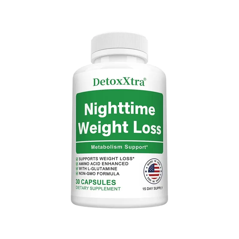 Nighttime Fat Burner Capsules Muscle Recovery Appetite Suppressant Metabolism Booster Relaxation & Restful Sleep Support — image 8