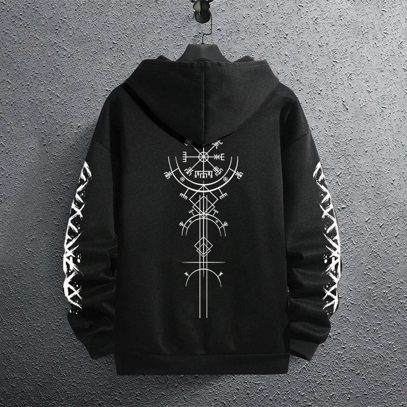 2025 Brand New Black Sweatshirts Autumn Winter Male Daily Casual Sporty Jogging Hoodie Men's Outwear Fashion Pullover — image 15