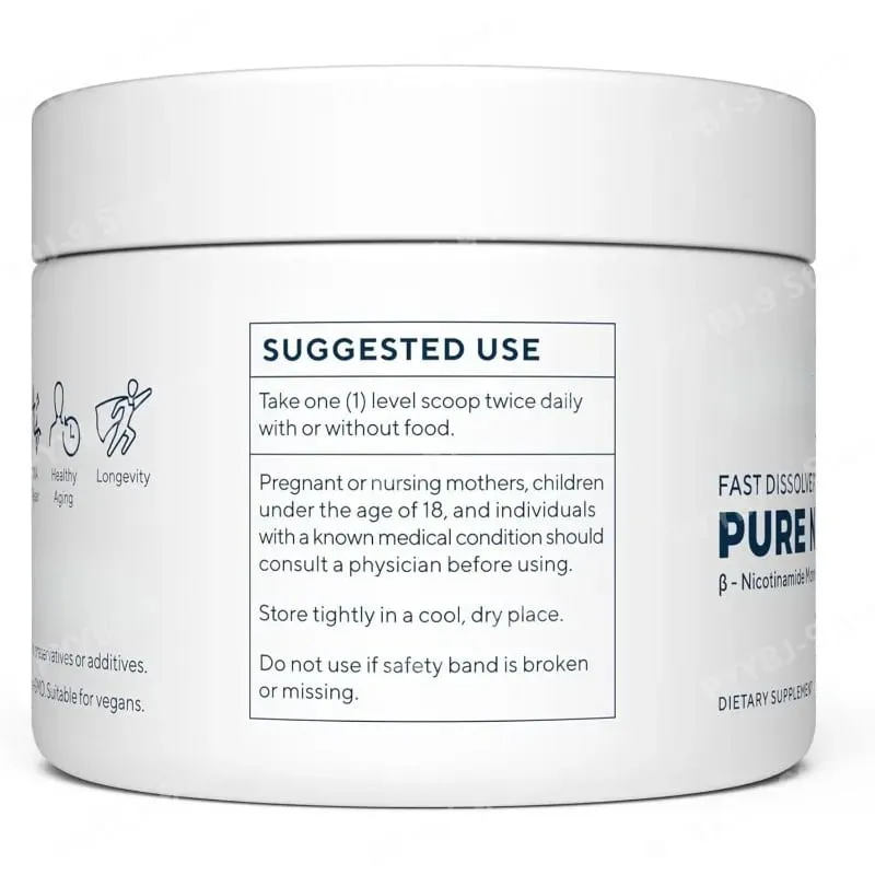 NMN (Nicotinamide Mononucleotide) Powder 100g 500mg Per High Purity Serving Fast Dissolve Vegan Daily Energy & Wellness — image 5