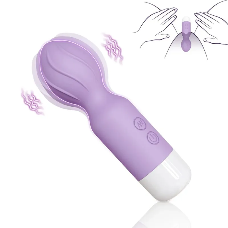 Mini AV Vibrador Feminino G Spot Vibração Vagina Anal Clitóris Estimulador Vibratório Vibrador Vibrador Loja Adulto Brinquedos Sexuais para Mulheres