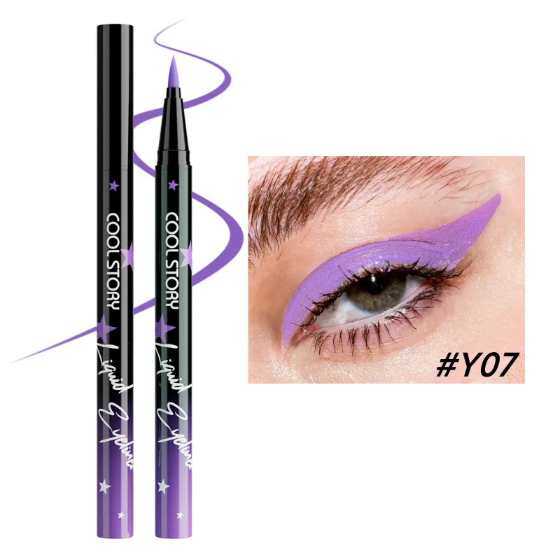 Red White Black Waterproof Eyeliner Pencil Untra-fine Liquid Eye Liner Pen Quick Dry Long Lasting Non Smudge Makeup Cosmetics — image 17