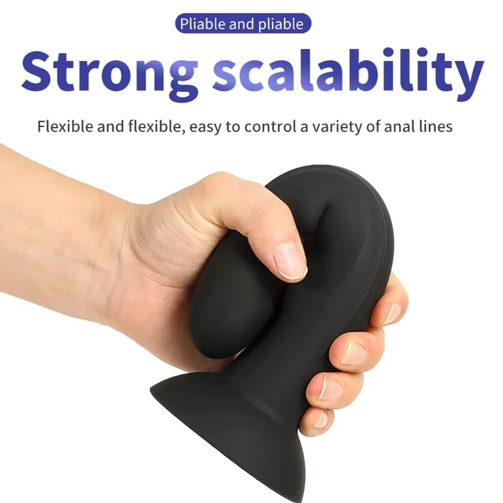 Vibrador de silicone falso pau pênis grande anal butt plug ventosa massageador de próstata masturbador feminino brinquedos sexuais adultos para mulher — image 4