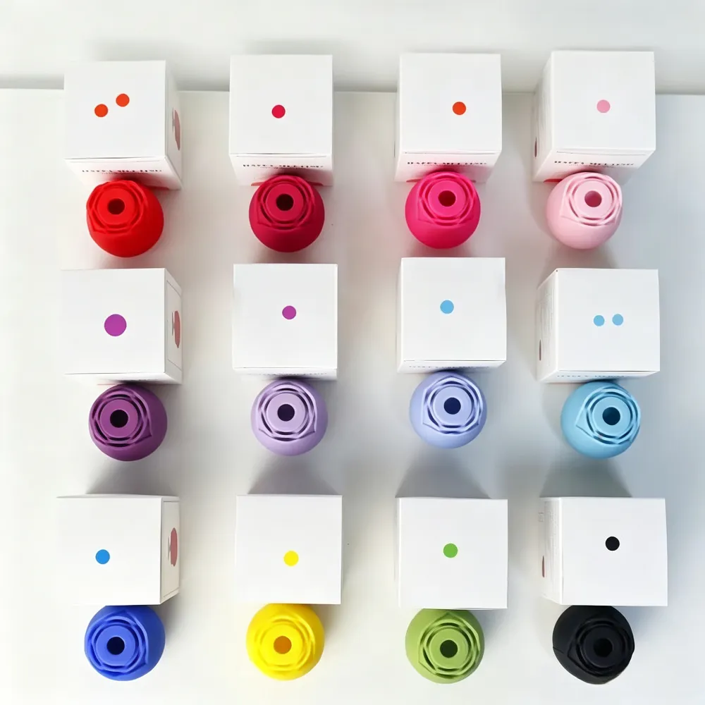 Kraftfull sugande Vibrator för kvinnor Vakuum Klitoris Stimulator Kvinna Oral Bröstvårtor Klit Sucker Vibrerande Vuxna Sex Rose-leksaker — image 5