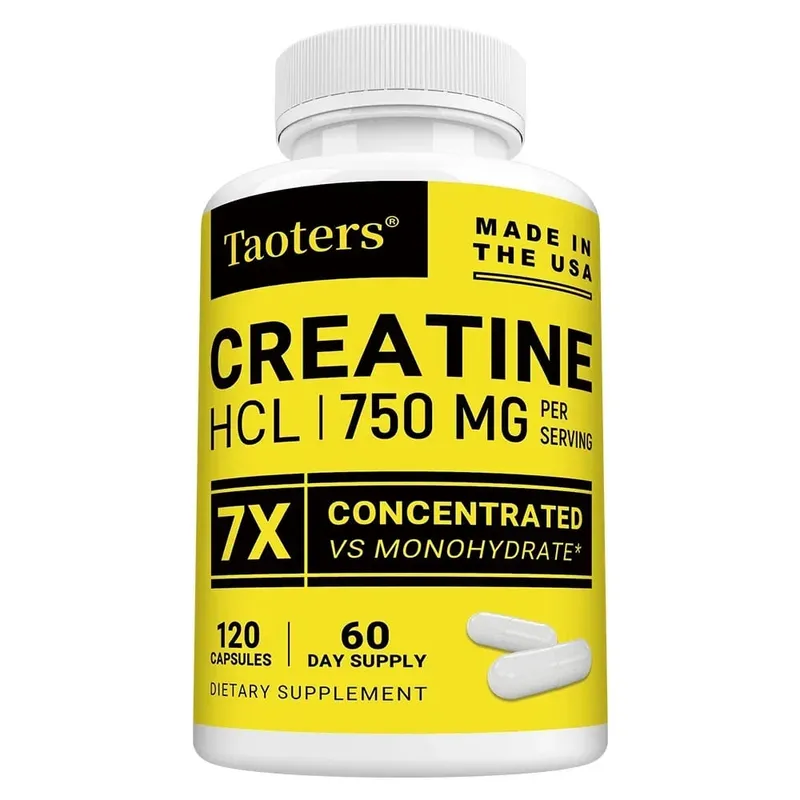 Creatine HCl Capsules Boost Muscle Strength Focus Energy Endurance Support Metabolism Cognitive & Heart Health Non-GMO — image 9