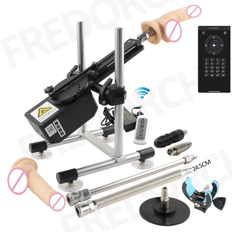 NEW Automatic Sex Machine for Couples with Dildo Attachments Vibrator Adult Toy for Men Women Female Masturbation Vagina 70W