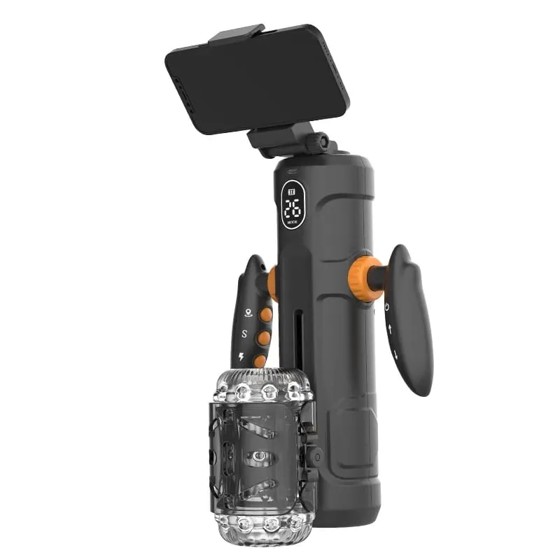 Masturbador masculino, máquina de impulso, automática, telescópica, alça dupla, máquina sexual, Stroker, bolso, buceta, brinquedos sexuais adultos para homens 18