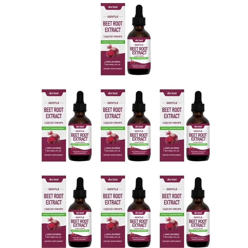 Docteat Beet Root Extract Liquid Drops Unflavored Supports Cardiovascular Health Supports Physical Activity Performance 60 ML — image 12