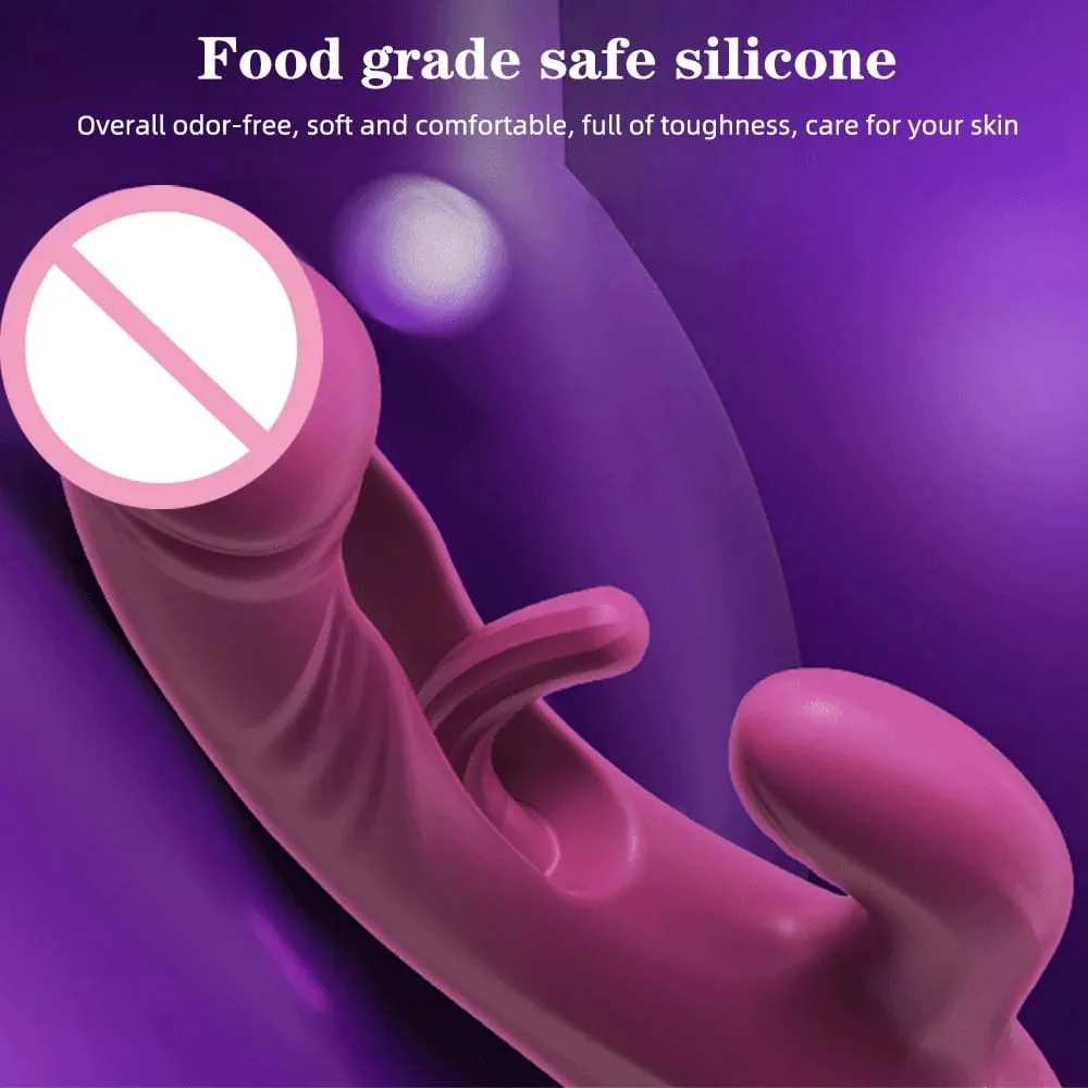 Rabbit Vibrator 10 Vibration&10 Flapping Modes Vagina Vibrator G-Spot Clitoral Stimulator Female Masturbator Women Sex Toys — image 5