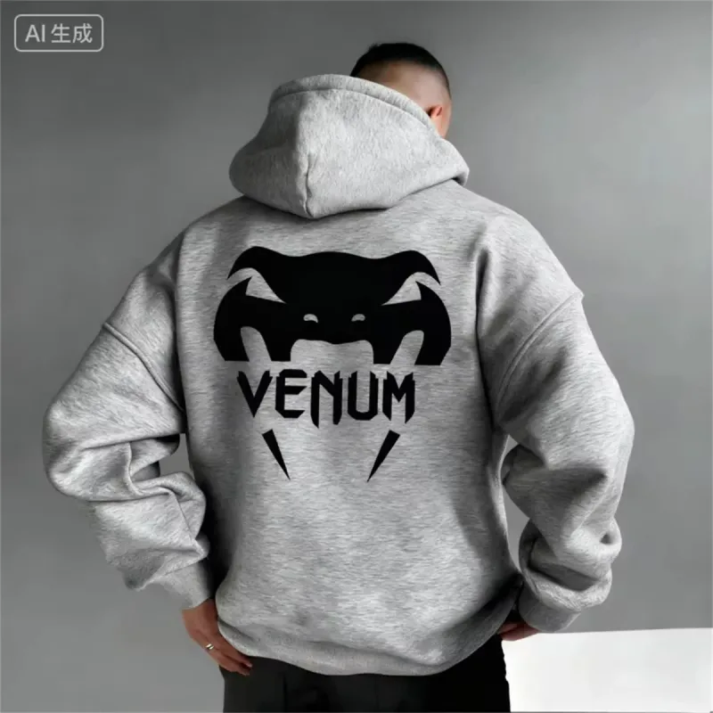 2026 NYTT NYTT NYTT! UFC Boxningssporthuvtröja för män Varm och bekväm casual luvtröja för höst och vinter Moderikt tryck — image 5