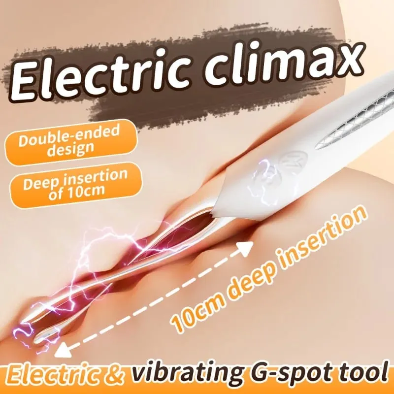 E-stim vibrador 10 eletro choque estimulação elétrica 10 vibrações poderosas brinquedo sexual g-ponto feminino prazer erótico presente menina — image 4