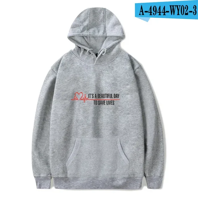 Harajuku Gray's Anatomy Tumblr Greys Anatomy printed Hoodies Sweatshirts Men/Women Comfortable Sweatshirt Adult/Child Pullovers — image 35