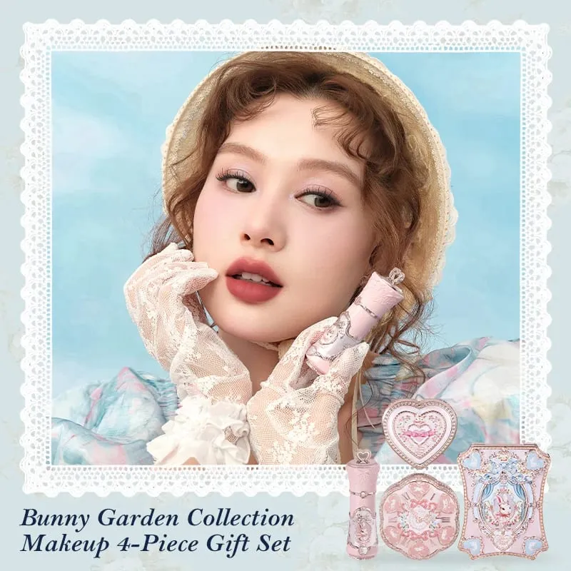 花はバニーガーデンコレクションギフトセットメイクアップリップクリームブラッシュクッションクリームファンデーションメイクアップキットフルプロフェッショナル — image 2