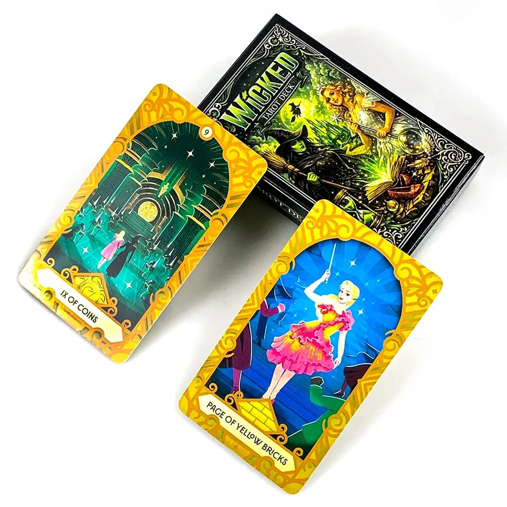 Bagong Wicked Tarot Deck 78-card Tradition Tarot Cards English Version Divination Board Game Halloween at Christmas Games — image 1