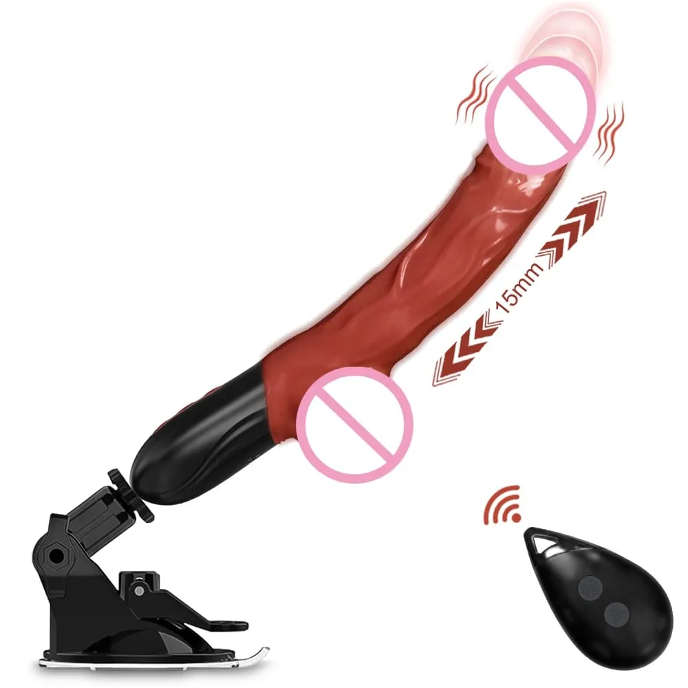 Automatic Thrusting G Spot Dildo Sex Machines Suction Cup Vibrator 10 Vibration Mode Clitoral Vagina Anal Stimulation Adult Toys — image 1