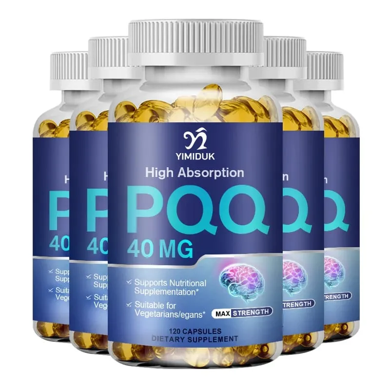 PQQ Capsules 40mg Mitochondrial Biogenesis Support Cell Brain & Heart Health Energy Boost Cognitive Function Antioxidant — image 9