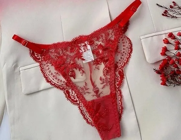 Conjunto Lencería Bordado Floral Transparente Aro Rejilla Copa Fina Sujetador Push Up Estilo Puro Deseo Ropa Interior Mujer S-XL — image 18