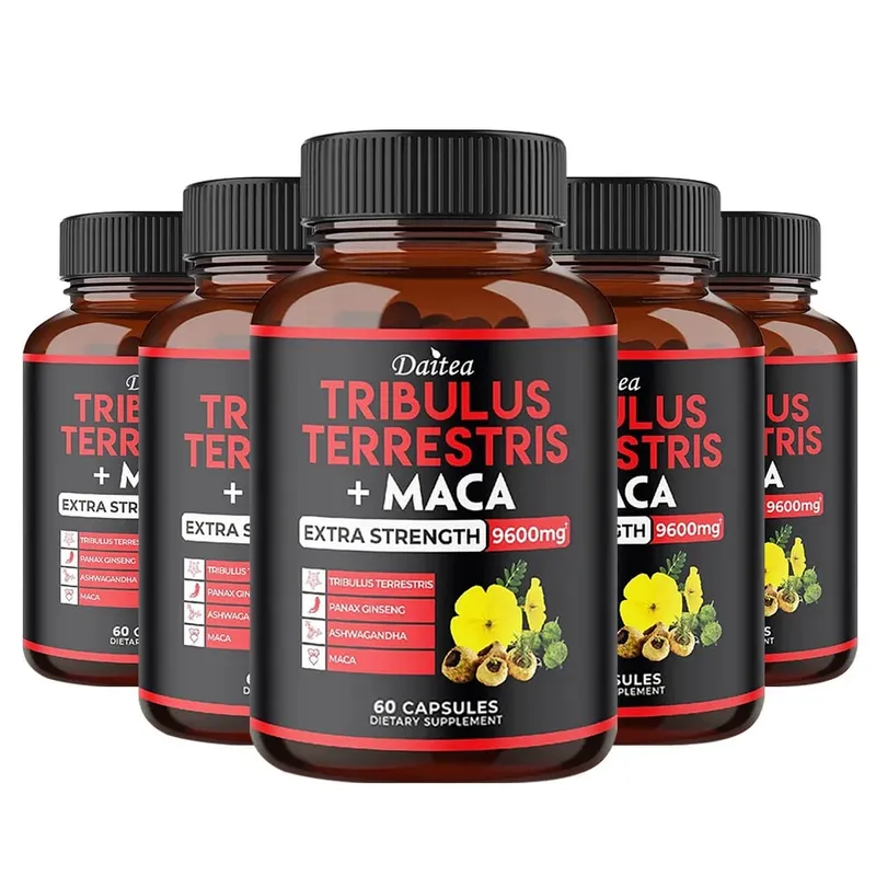 Tribulus Terrestris Capsules 7000mg with Maca Ginseng & Ashwagandha Energy Muscle Focus & Endurance Support for Men — image 9