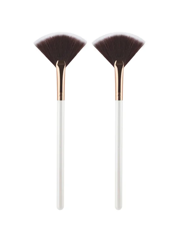 1pc Soft Facial Fan Brush Blush Fan Mask Brushes Slim Soft Face Mask Brush Applicator For Peel Glycolic Masks Makeup — image 14