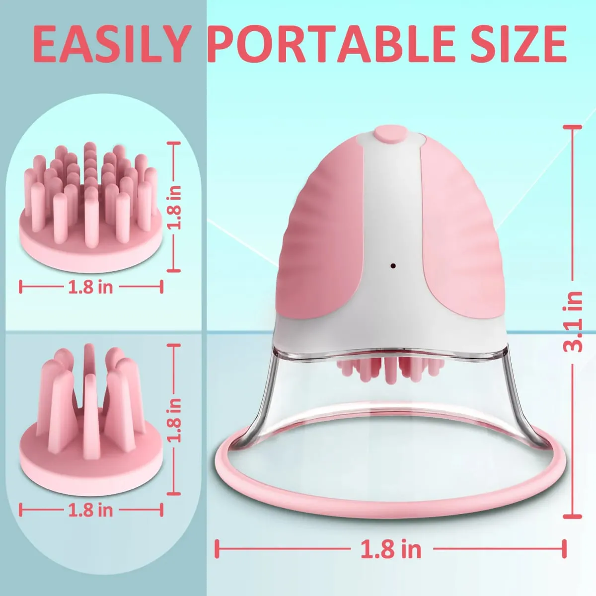 Nipple Licking Vibrator Breast Massager Stimulation Soft Tongue Licker Waterproof Adult Sex Toy for Women