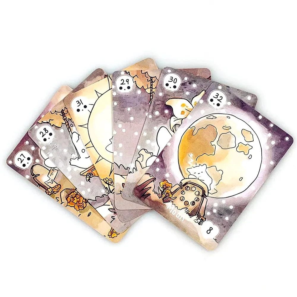 Lil Phantasm Lenormand Oracle Deck 36 Cute Ghost-Themed Oracle Unique Artistic Fortune Telling Cards Game Halloween Games — image 5