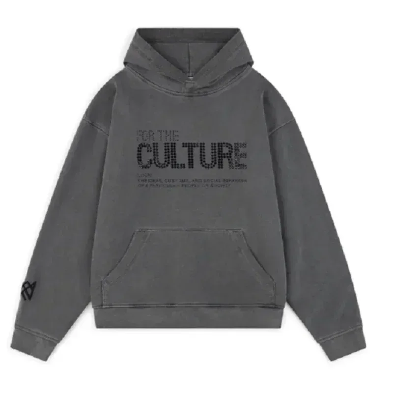 Vintage Men Monogrammed Applique Print Style Y2k Slouchy Loose New Fashion Couple Hoodie Tracksuit Streetwear Street sa Winter — image 5