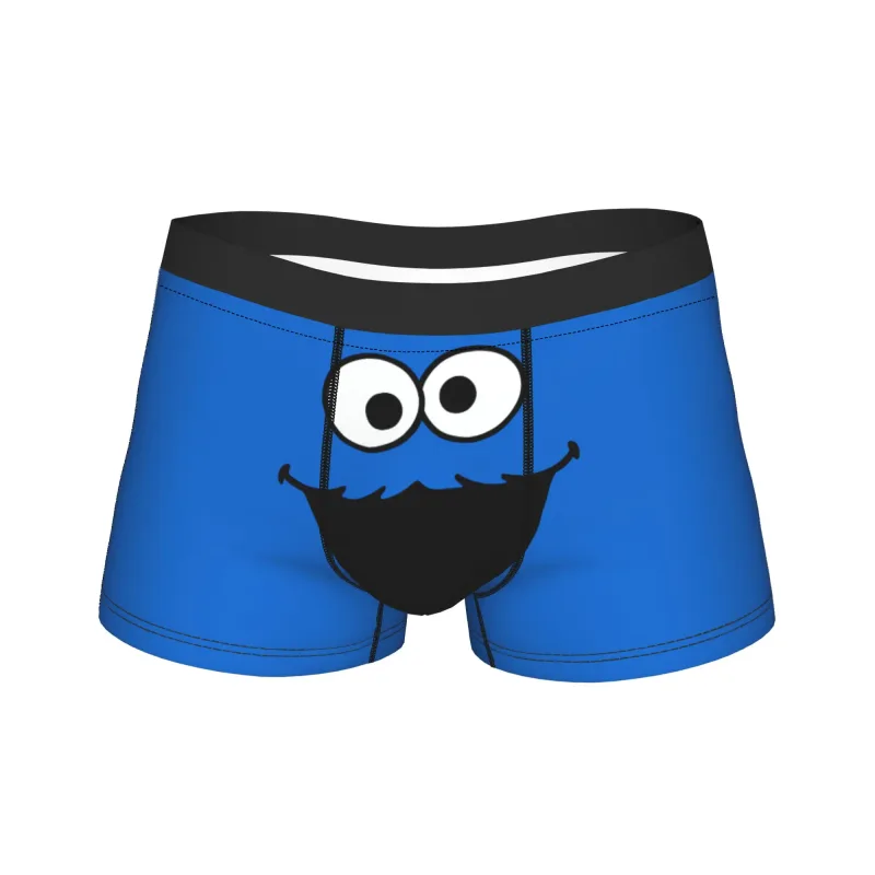 S-Sesames Streets Tango Elmo & Grover Cueca masculina Shorts Cuecas Boxershorts engraçados Qualidade Aduaneira Calcinhas Oversize — image 21