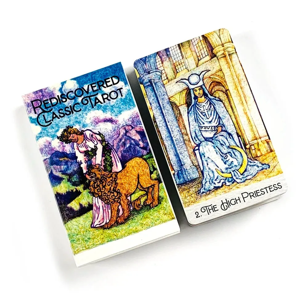 Rediscovered Classic Tarot Cards 78 Card Vintage Art Style English Edition Divination Board Game Perfect for Spiritual Practice — image 1